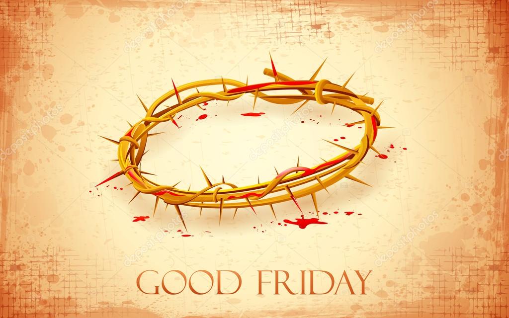 depositphotos 22365289 stock illustration good friday background with crown