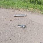 На Миргородщині уламки ворожої ракети пошкодили паркан та скління приватного будинку