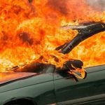 У Мартинівці горів легковий автомобіль