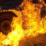У Гадяцькій громаді згорів легковий автомобіль