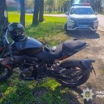 У Гадячі мотоцикліст не впорався із керуванням