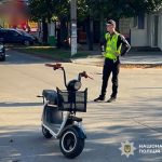 У Гадячі електробайк наїхав на двох шестирічних дітей